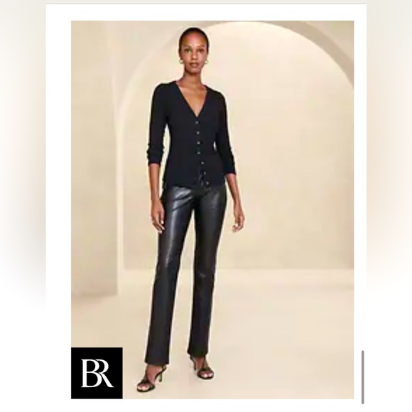 Banana Republic Pants - Free! With >3 items! NWT Banana republic size 24 vegan leather pants